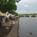 Alumni Tents and Finish Line